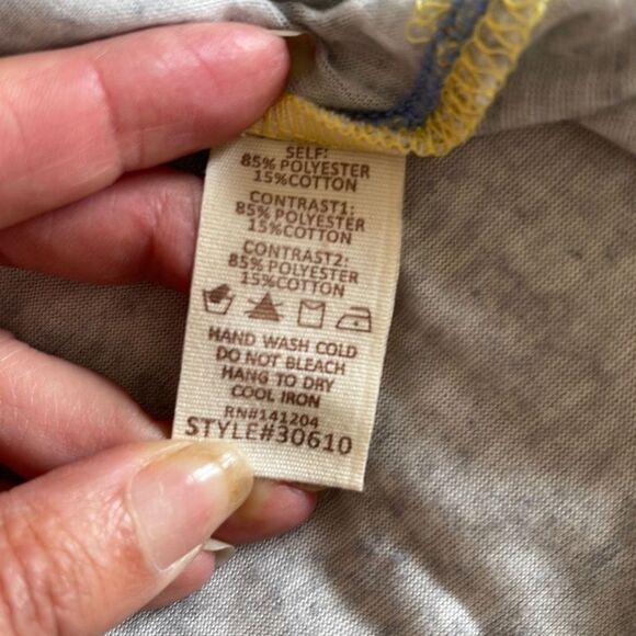 Hem & Thread Womens Tank Top Casual Sleeveless 2 Pc‎ Set Bundle Yellow Blue Size - Picture 6 of 6